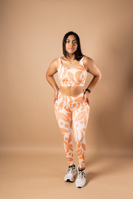 Orange Print Set